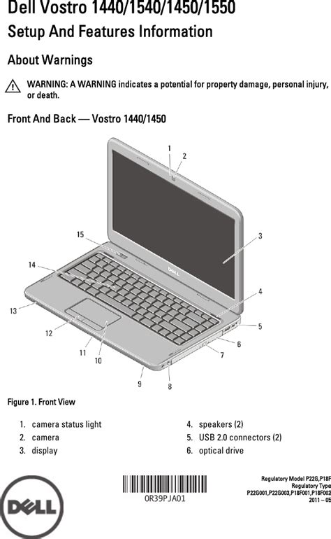 Setup and Features Information Tech Sheet 